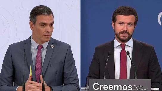 Pedro Sánchez y Pablo Casado CGPJ