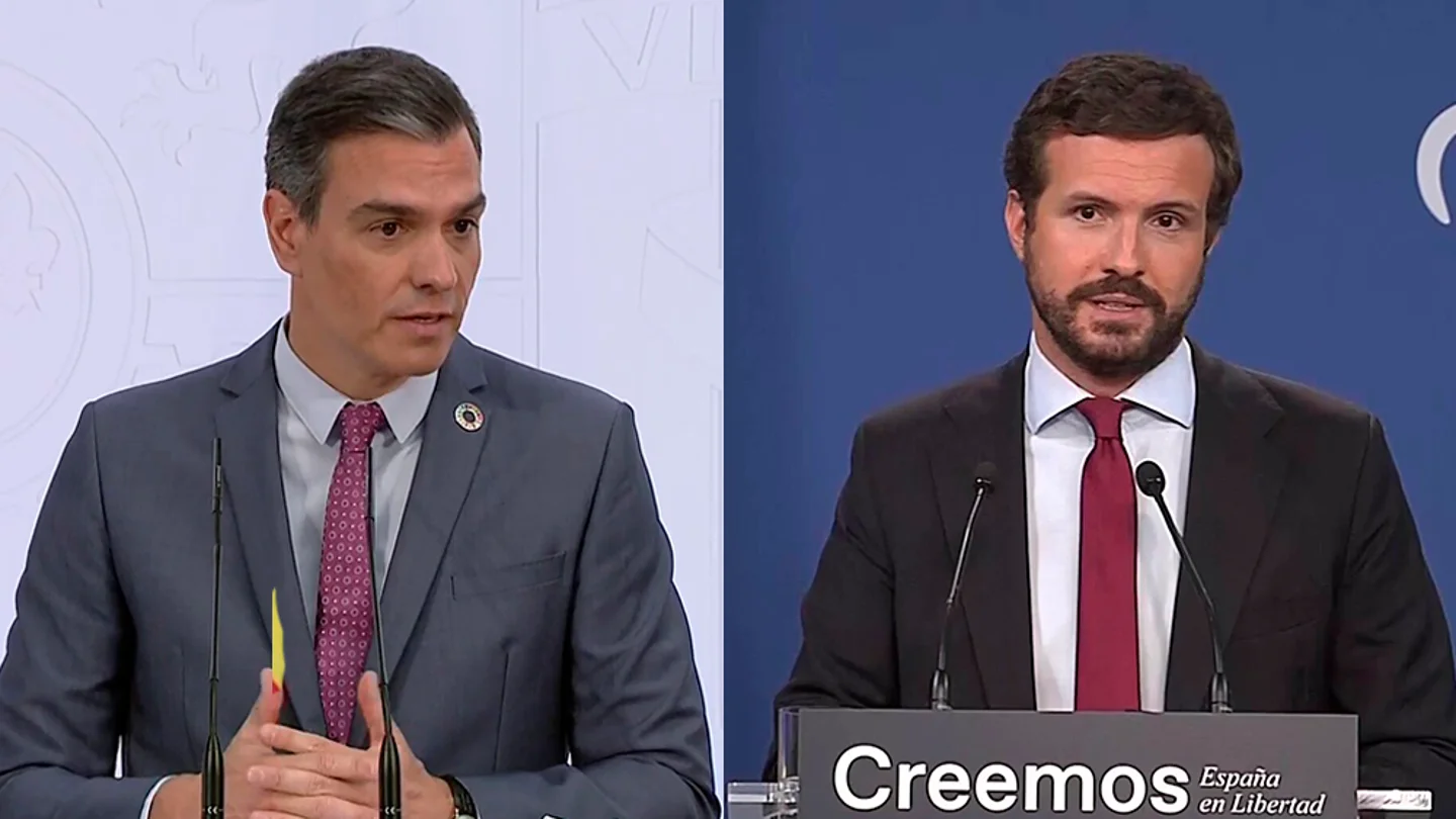 Pedro Sánchez y Pablo Casado CGPJ
