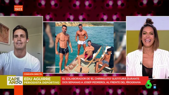 Edu Aguirre habla sobre lo que hizo en sus vacaciones con Cristiano Ronaldo Edu Aguirre habla sobre lo que hizo en sus vacaciones con Cristiano Ronaldo