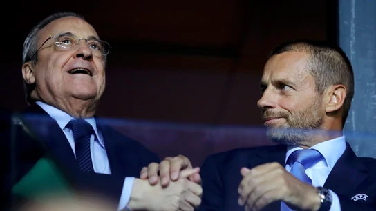 Ceferin y Florentino Pérez Ceferin y Florentino Pérez