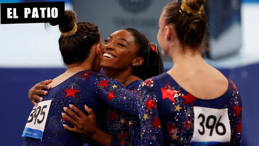 Simone Biles durante los JJOO de Tokio