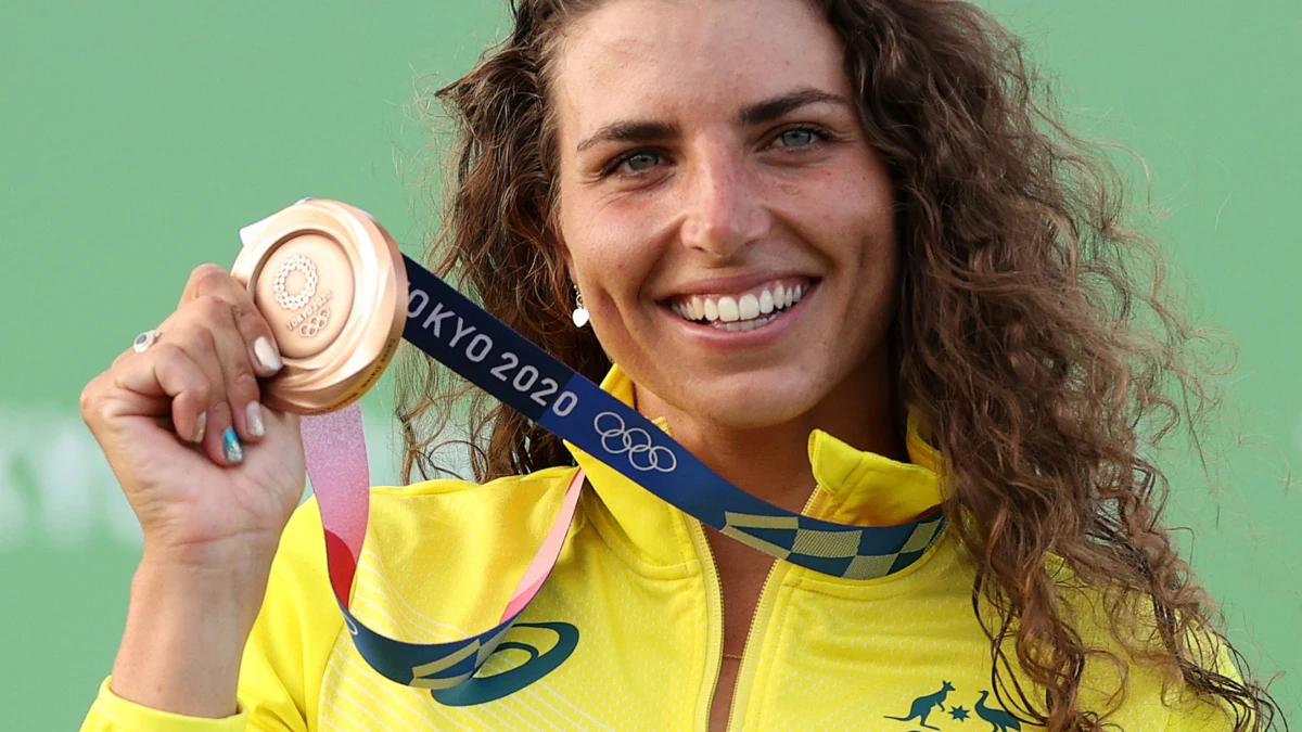 Jessica Fox, con la medalla de bronce
