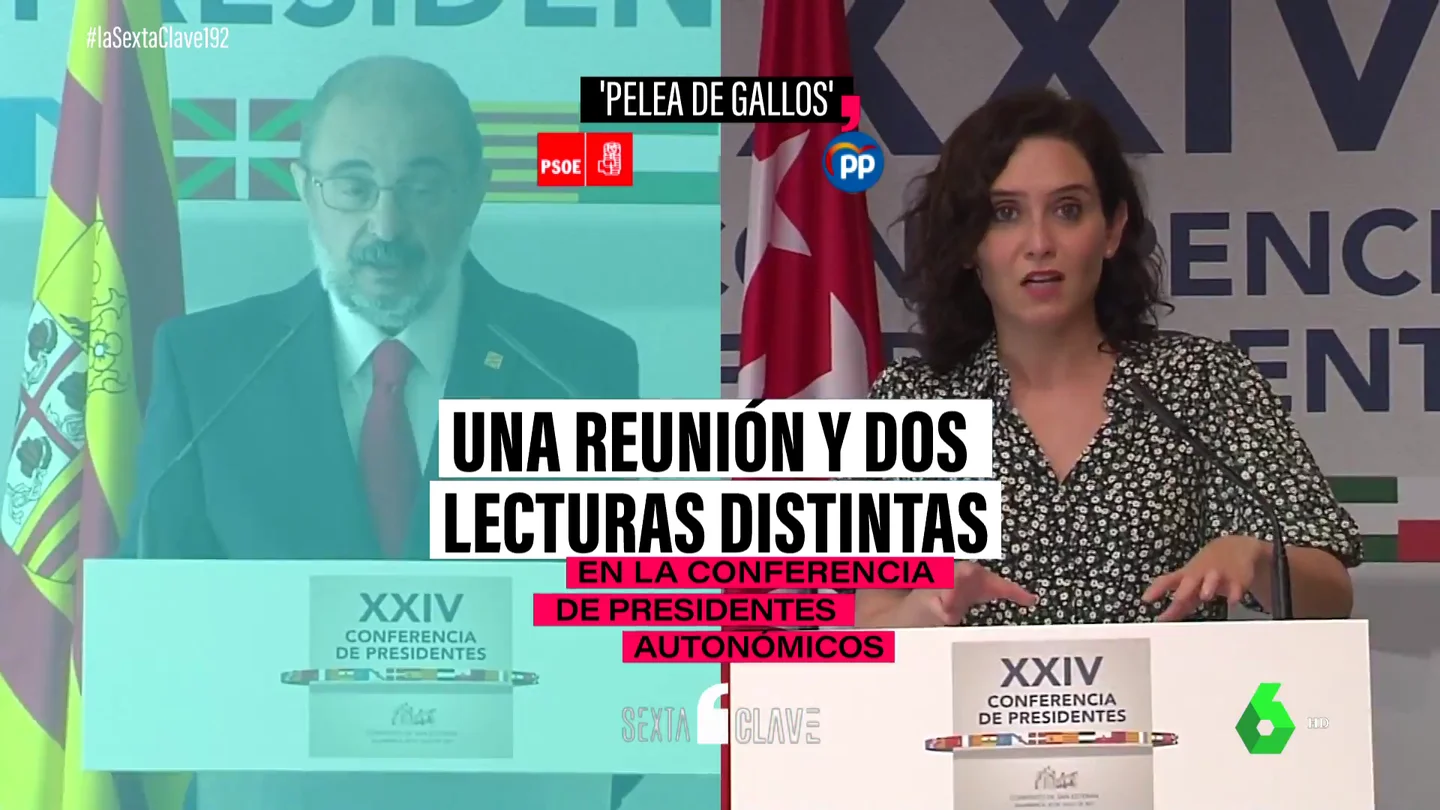 La 'pelea de gallos' de los presidentes autonómicos: las diferentes lecturas de la misma reunión según el signo político La 'pelea de gallos' de los presidentes autonómicos: las diferentes lecturas de la misma reunión según el signo político