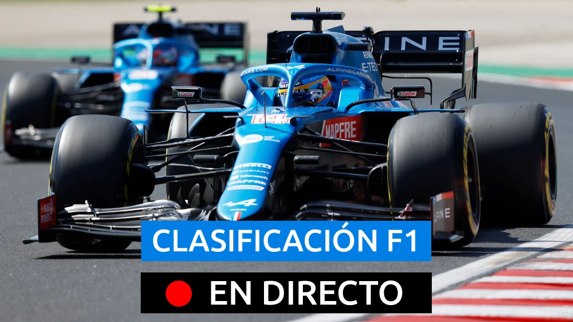 Fernando Alonso, piloto de Alpine, en el GP de Hungría