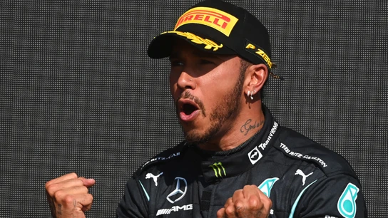 Lewis Hamilton, de celebración Lewis Hamilton, de celebración
