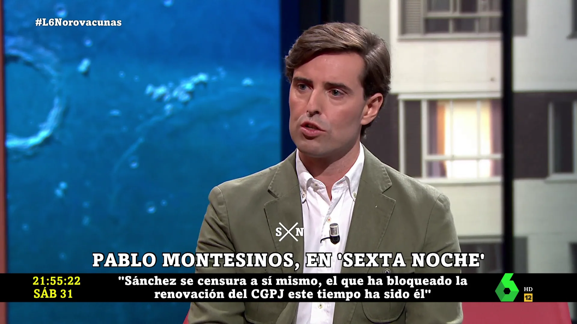 Pablo Montesinos en laSexta Noche