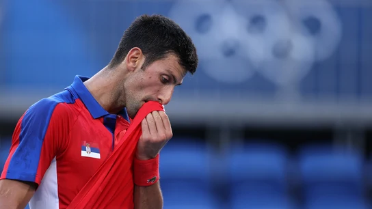 Djokovic, cabizbajo Djokovic, cabizbajo