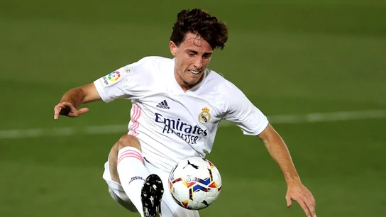Álvaro Odriozola, con el Real Madrid Álvaro Odriozola, con el Real Madrid