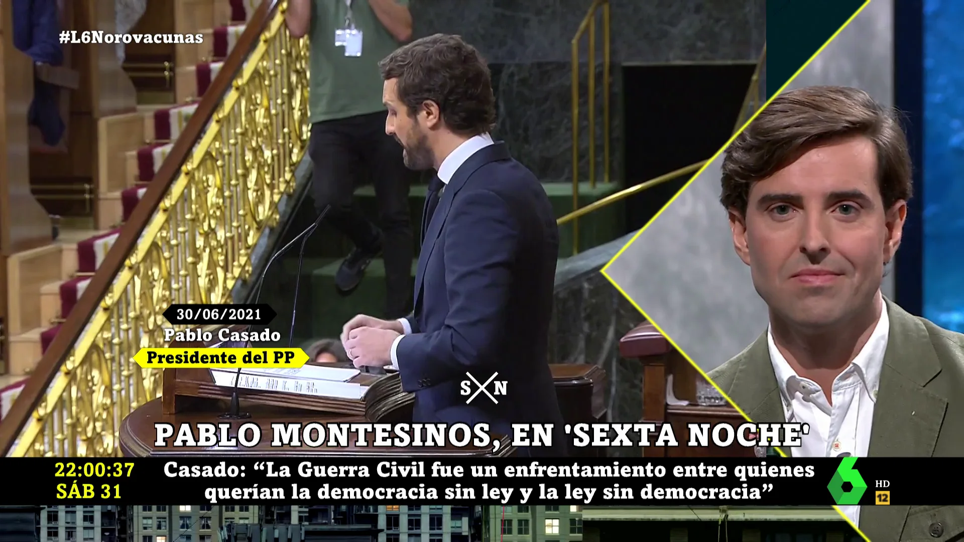 Pablo Montesinos en laSexta Noche