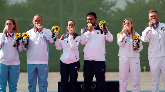 Fátima Gálvez y Alberto Fernández logran la primera medalla de oro para España en los Juegos Olímpicos de Tokio Fátima Gálvez y Alberto Fernández logran la primera medalla de oro para España en los Juegos Olímpicos de Tokio