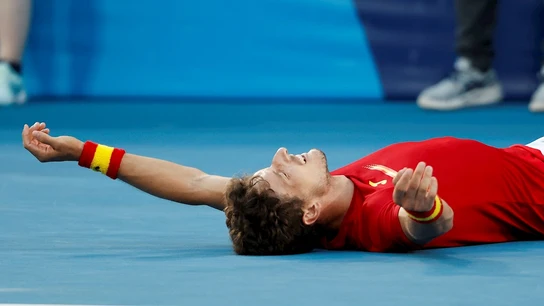 Pablo Carreño, medalla de bronce en los JJOO de Tokio 2020 tras derrotar a Novak Djokovic Pablo Carreño, medalla de bronce en los JJOO de Tokio 2020 tras derrotar a Novak Djokovic