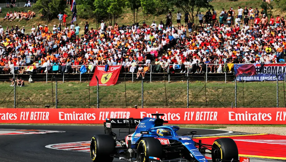 Fernando Alonso contuvo a Lewis Hamilton 