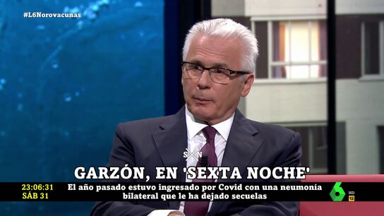 Baltasar Garz&oacute;n en laSexta Noche
