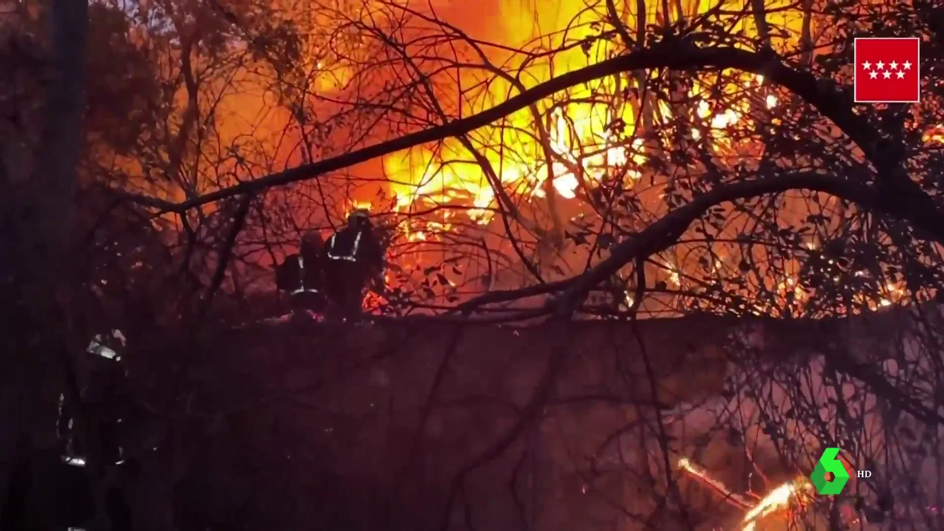 Incendio en San Martín de Valdeiglesias, Madrid