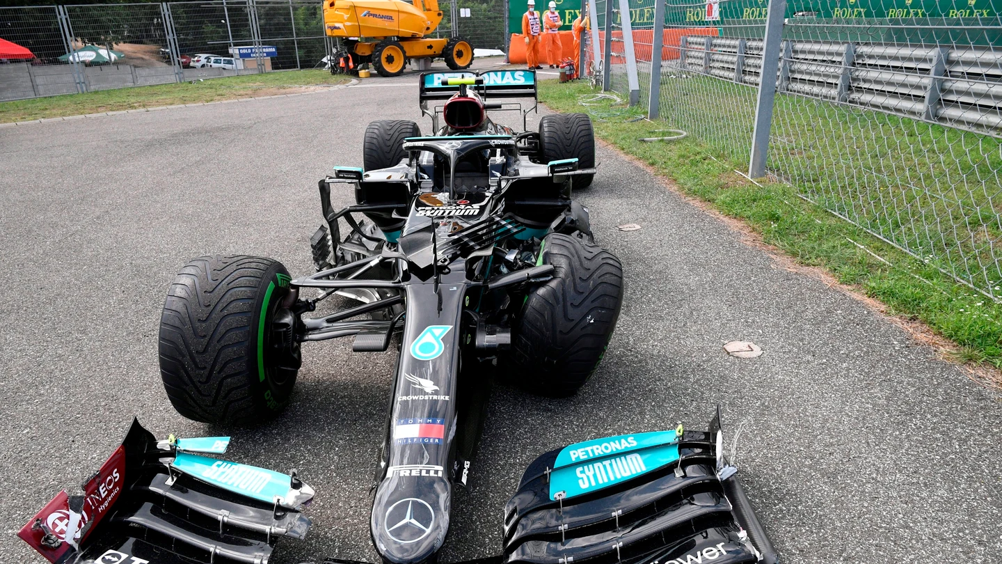 El Mercedes de Valtteri Bottas El Mercedes de Valtteri Bottas