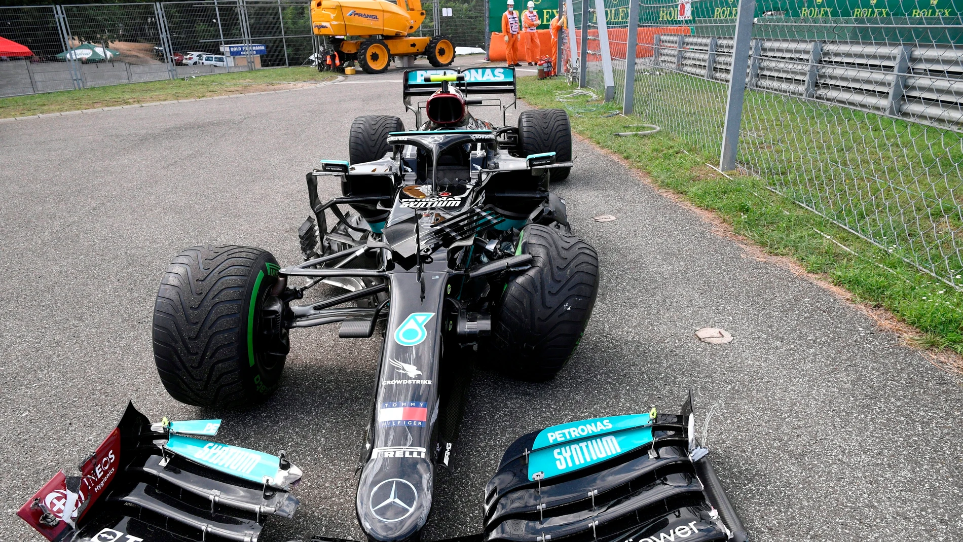 El Mercedes de Valtteri Bottas