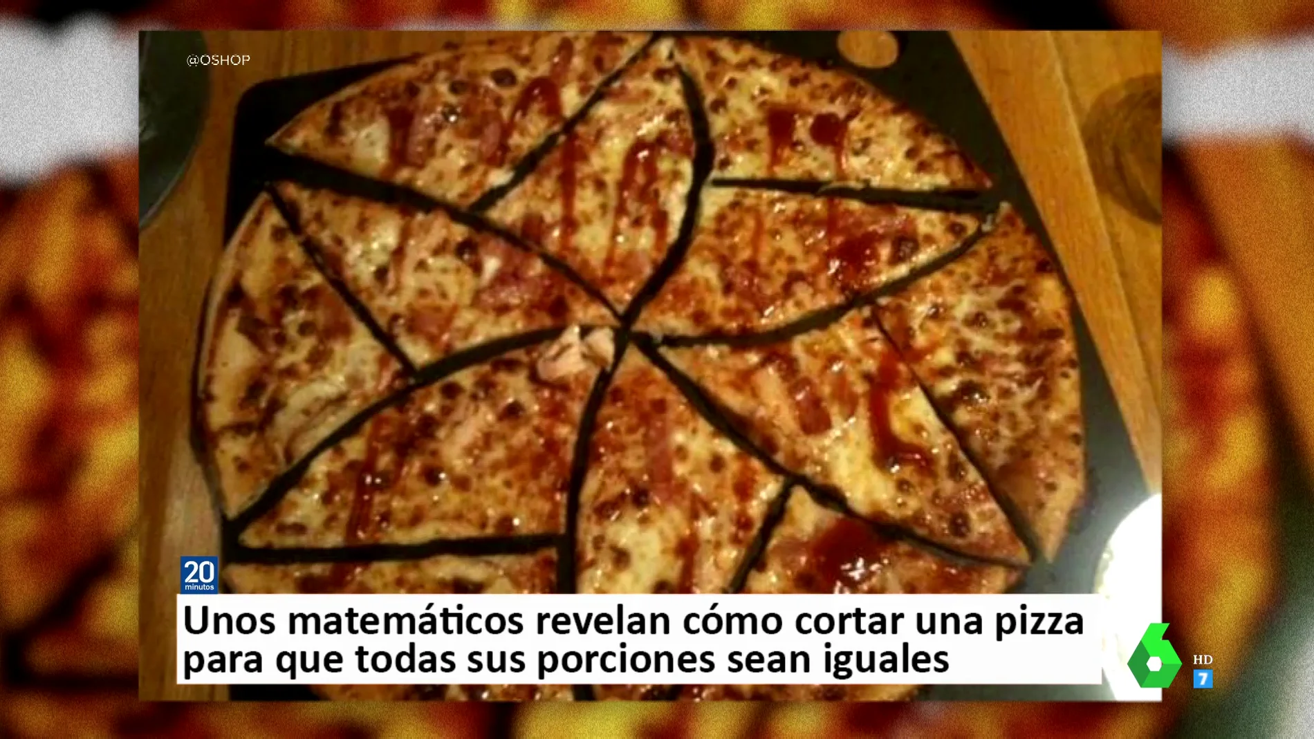 Este es el truco definitivo para cortar una pizza y que todas sus porciones sean iguales