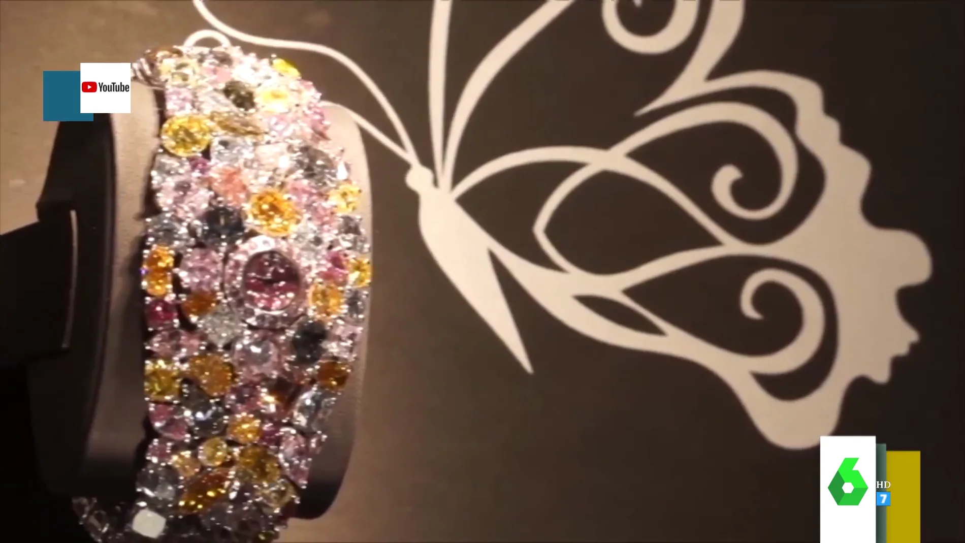 Así es el reloj más caro del mundo: rodeado de diamantes de 110 kilates de todos los colores posibles
