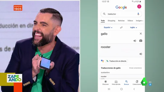 Dani Mateo hace la prueba en pleno directo Dani Mateo hace la prueba en pleno directo