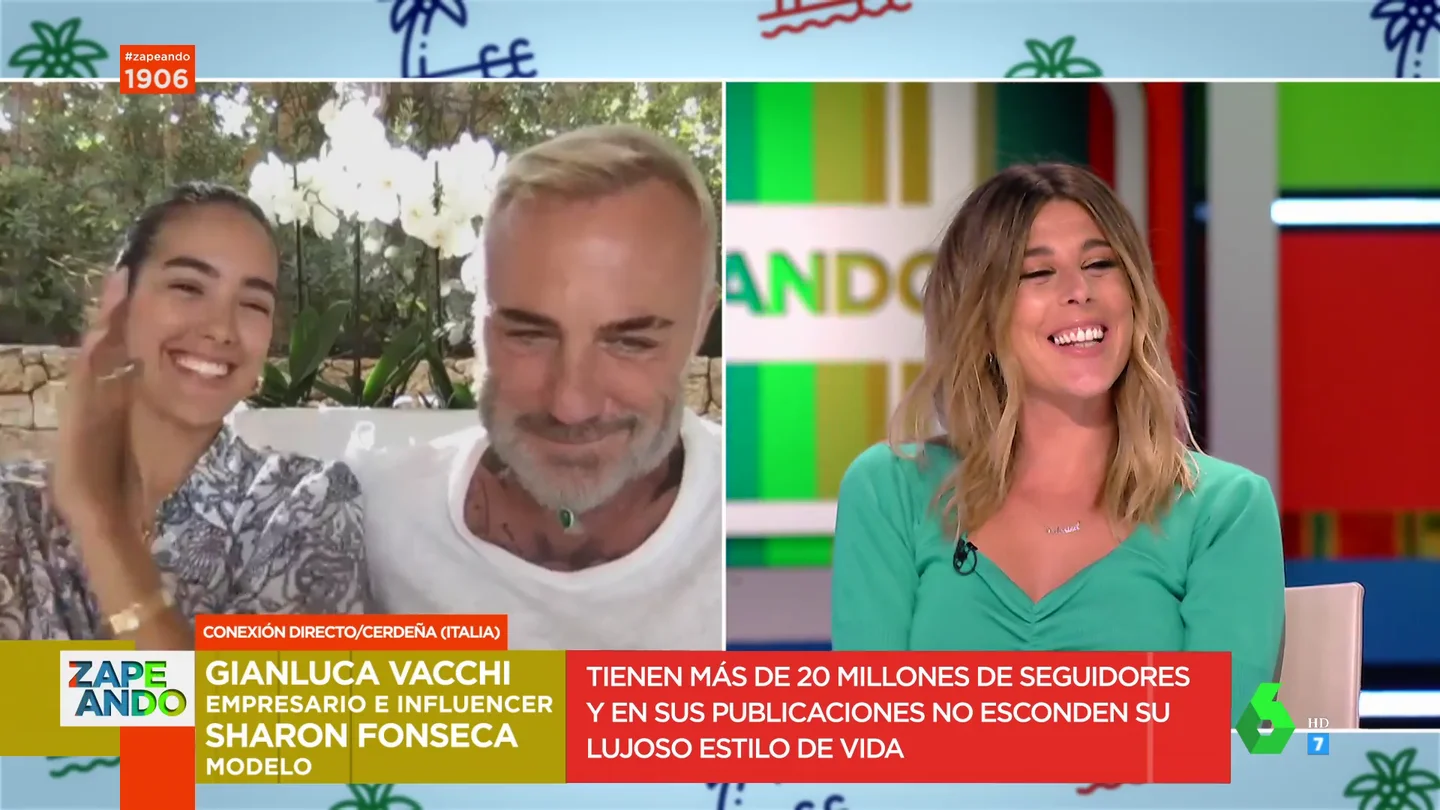 La confesión de Valeria Ros a Gianluca Vacchi y Sharon Fonseca La confesión de Valeria Ros a Gianluca Vacchi y Sharon Fonseca