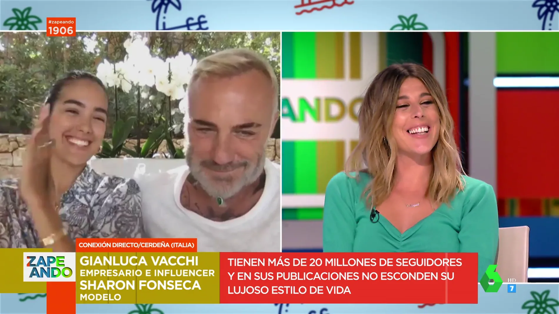 La confesión de Valeria Ros a Gianluca Vacchi y Sharon Fonseca