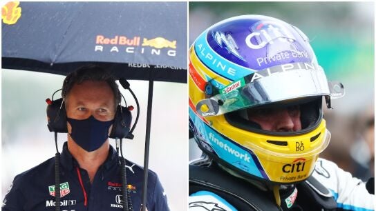 Horner tambi&eacute;n agradece la actuaci&oacute;n de Alonso: "Parec&iacute;a estar conduciendo para Red Bull"
