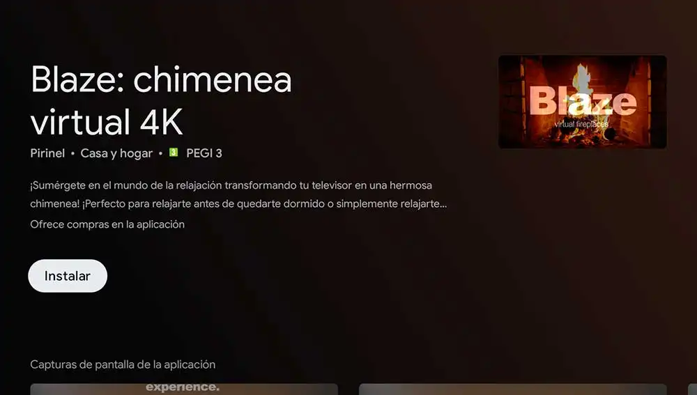 Blaze: Chimenea Virtual 4K