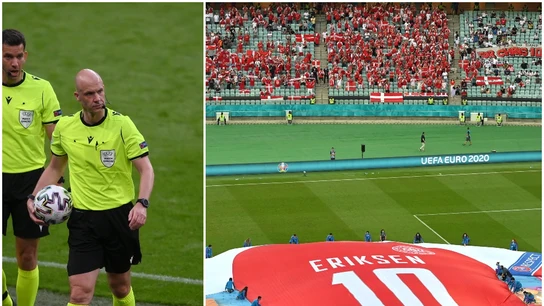 El desfallecimiento de Eriksen contado por el árbitro del encuentro: "Pude ver claramente que algo iba mal" El desfallecimiento de Eriksen contado por el árbitro del encuentro: "Pude ver claramente que algo iba mal"