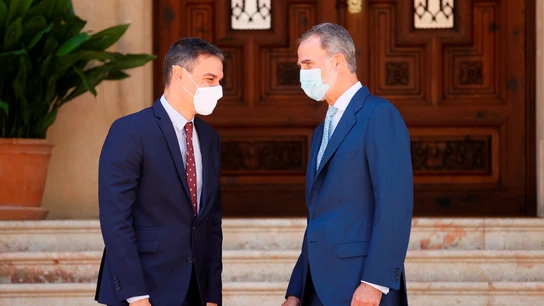 Pedro Sánchez y Felipe VI Pedro Sánchez y Felipe VI
