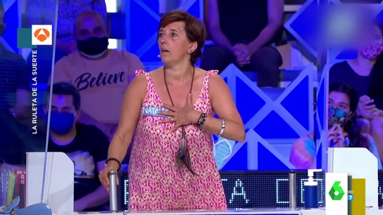 Así es Natalia, la concursante que anima a gritos a todos en La Ruleta de la Suerte Así es Natalia, la concursante que anima a gritos a todos en La Ruleta de la Suerte