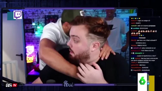 El divertido susto del Kun Agüero a Ibai Llanos al aparecer por sorpresa detrás de él en pleno directo de Twitch El divertido susto del Kun Agüero a Ibai Llanos al aparecer por sorpresa detrás de él en pleno directo de Twitch