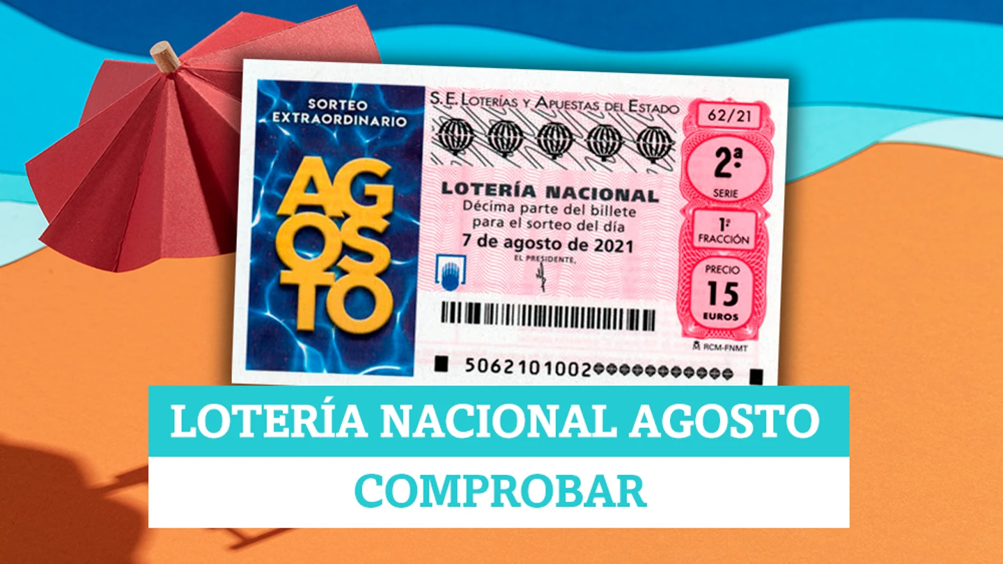 Lotería Nacional Sorteo Extraordinario de Agosto | Comprobar resultados de hoy, sábado 7 de agosto de 2021 Lotería Nacional Sorteo Extraordinario de Agosto | Comprobar resultados de hoy, sábado 7 de agosto de 2021