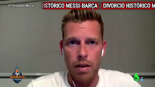 Jota Jordi, cerca de llorar en 'El Chiringuito' por el adiós de Messi: "Vas a ser rico toda tu vida... quédate" Jota Jordi, cerca de llorar en 'El Chiringuito' por el adiós de Messi: "Vas a ser rico toda tu vida... quédate"