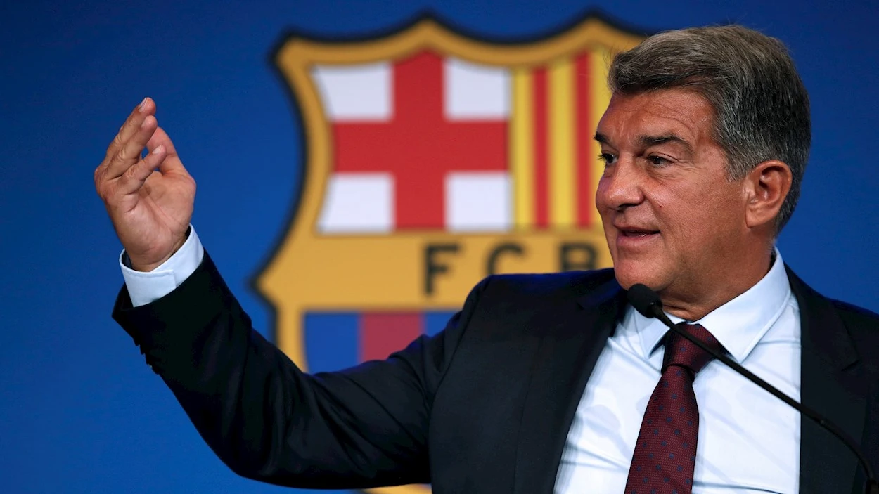 Joan Laporta, presidente del Barça