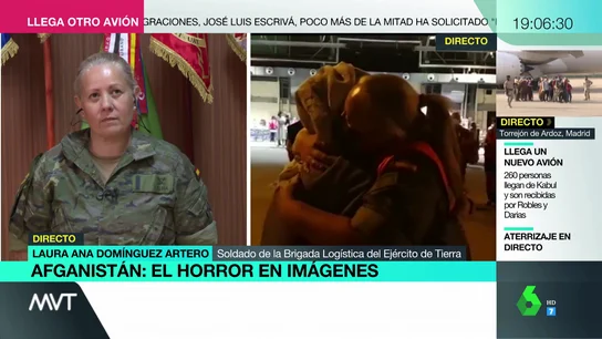 Laura Ana Domínguez Artero, soldado del Ejército de Tierra. Soldado