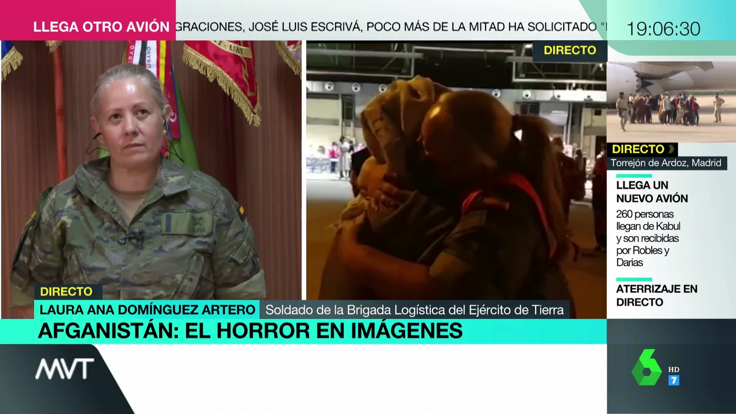 Laura Ana Domínguez Artero, soldado del Ejército de Tierra. Soldado