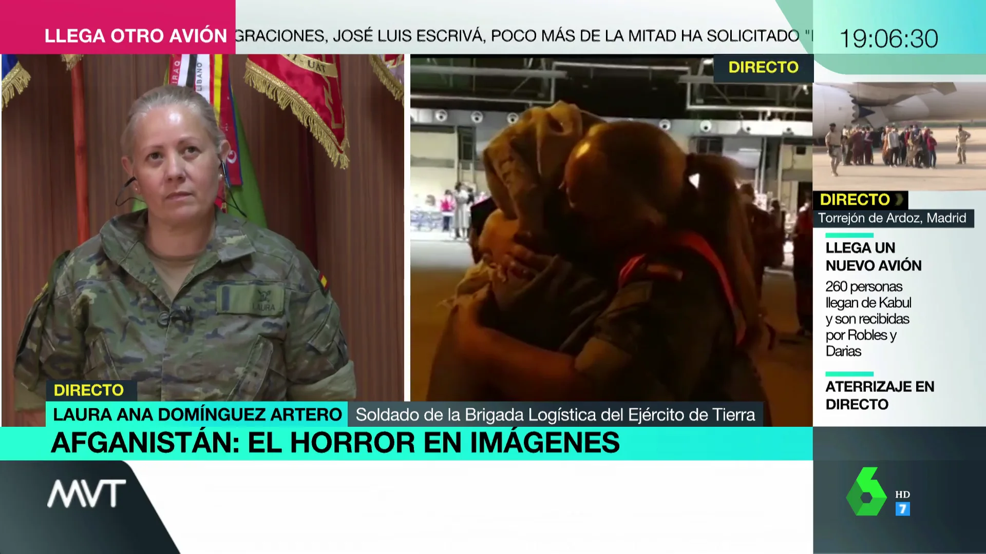 Laura Ana Domínguez Artero, soldado del Ejército de Tierra. Soldado