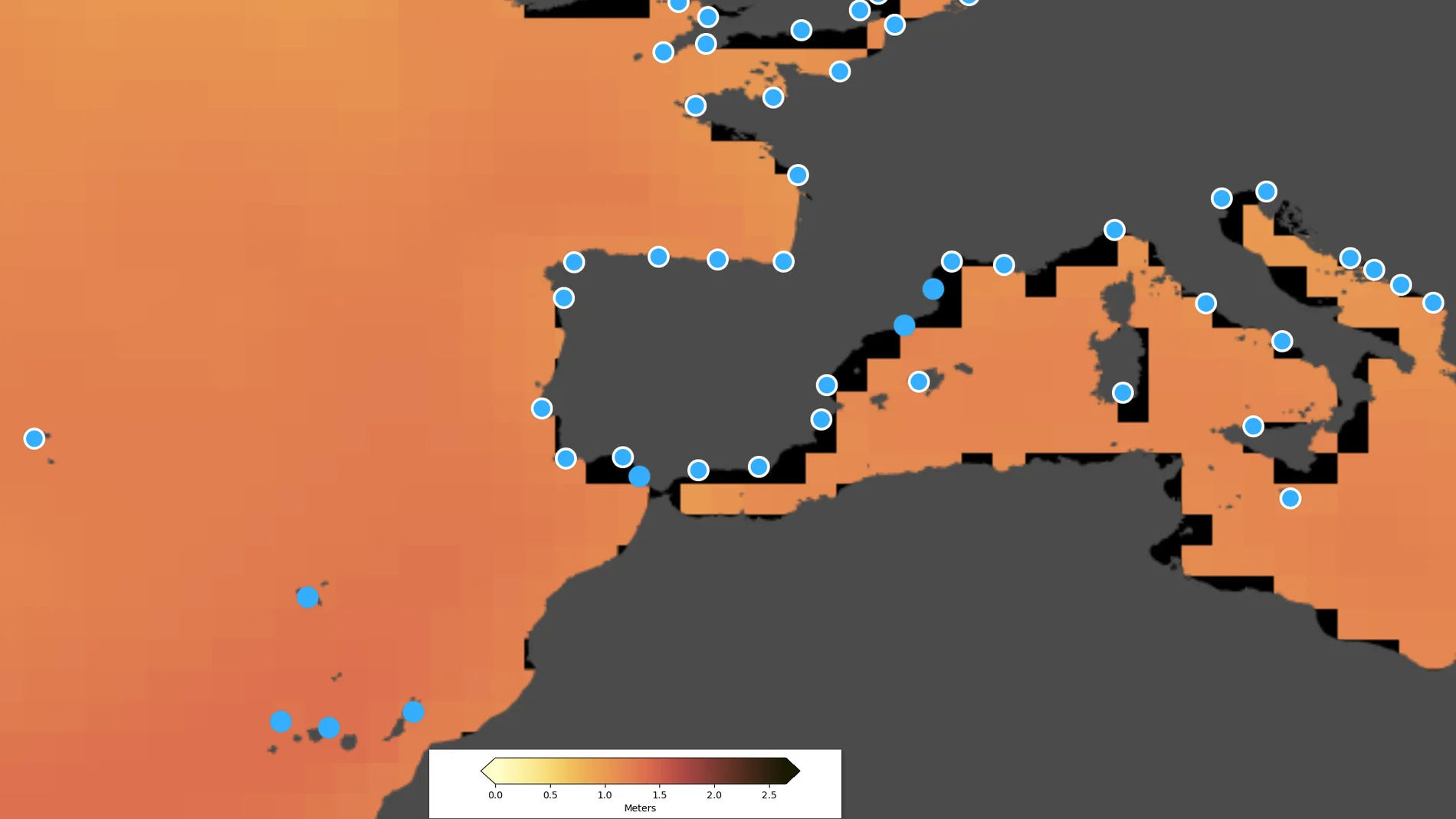 Así subirá el nivel del mar en las próximas décadas: mapa de las zonas de España más afectadas