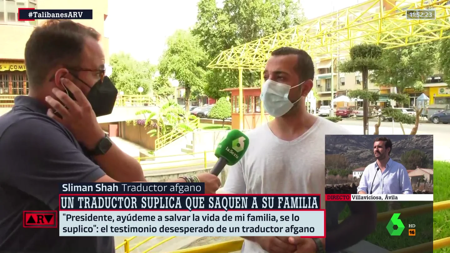 Un traductor afgano pide ayuda para que evacúen a su familia: "Les han amenazado con matarles si yo no aparezco" Un traductor afgano pide ayuda para que evacúen a su familia: "Les han amenazado con matarles si yo no aparezco"