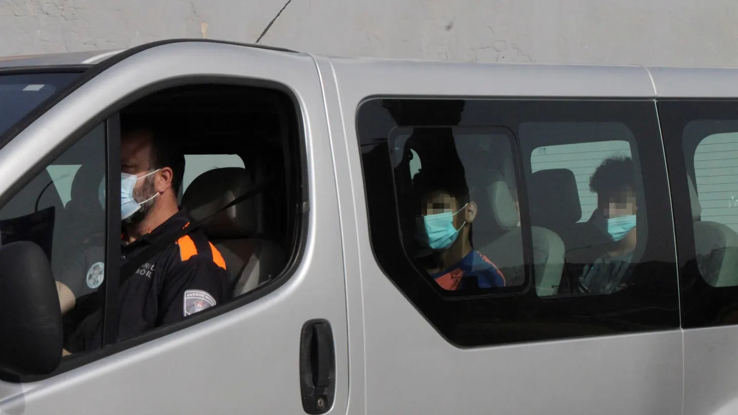 Repatriación de los menores marroquíes desde Ceuta. Repatriación de los menores marroquíes desde Ceuta.