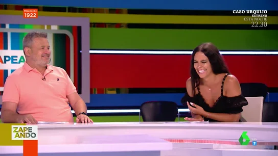 Los nervios de Cristina Pedroche y Miki Nadal al hablar en directo Los nervios de Cristina Pedroche y Miki Nadal al hablar en directo