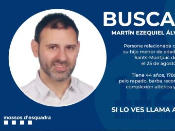 Los Mossos d'Esquadra piden la colaboración ciudadana para localizar al padre del menor asesinado.