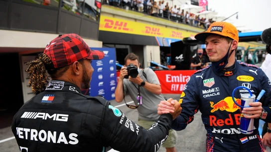 Lewis Hamilton y Max Verstappen Lewis Hamilton y Max Verstappen