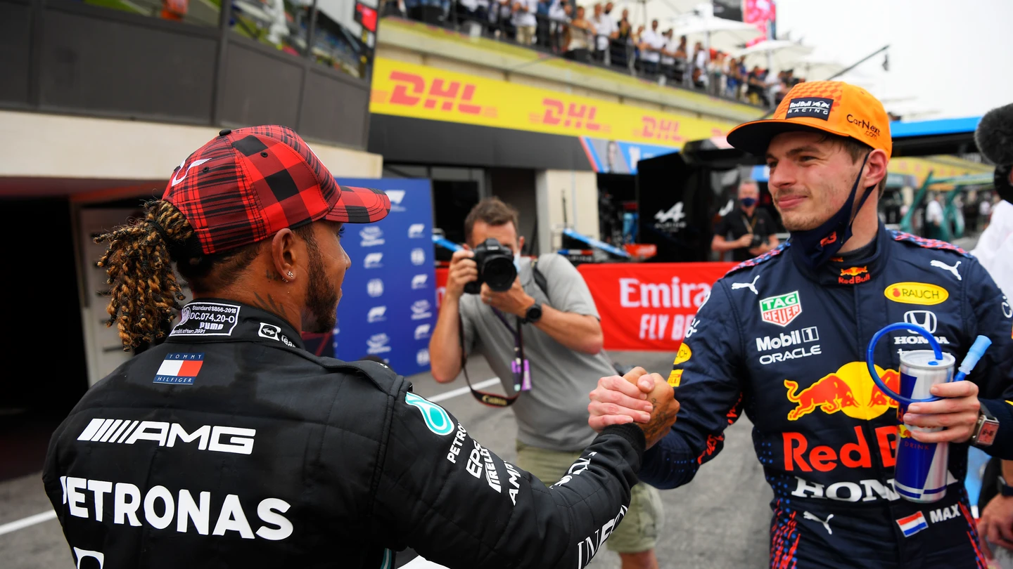 Lewis Hamilton y Max Verstappen Lewis Hamilton y Max Verstappen