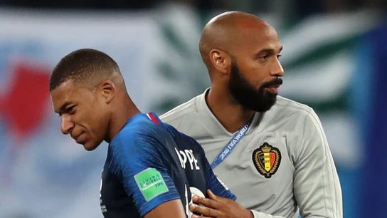 Mbappé y Henry Mbappé y Henry