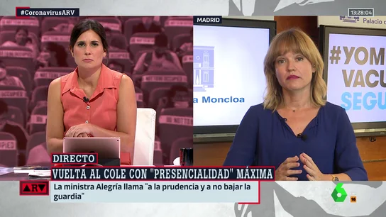 La ministra de Educación, Pilar Alegría La ministra de Educación, Pilar Alegría