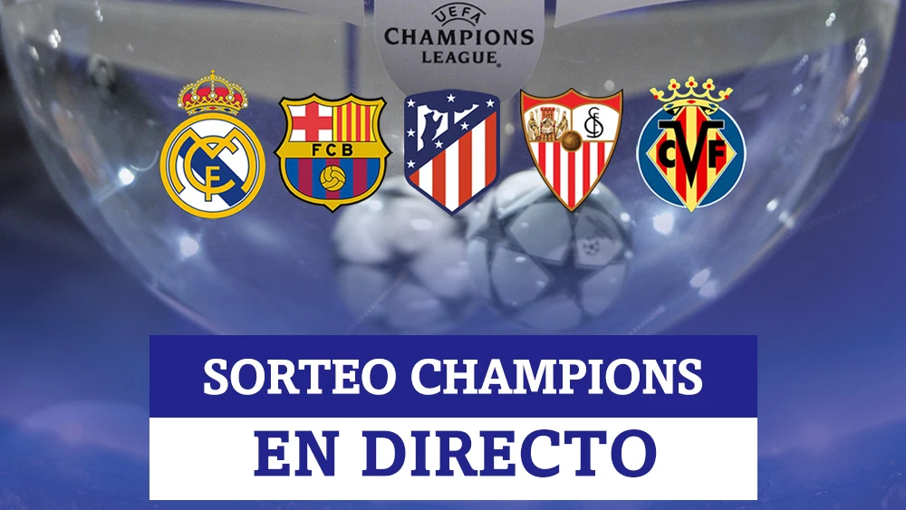 Sorteo de la fase de grupos de la Champions League, en directo Sorteo de la fase de grupos de la Champions League, en directo
