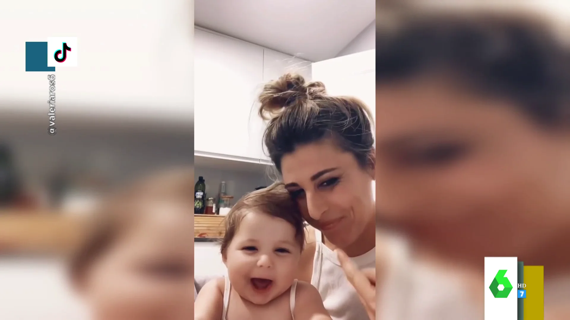 El tierno viral de Tik Tok de Valeria Ros con su hija Federica que conquista a Cristina Pedroche