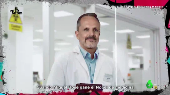 "Nos mienten, nos espían, es una conspiración mundial": el rap de Miguel Bosé en El Intermedio "Nos mienten, nos espían, es una conspiración mundial": el rap de Miguel Bosé en El Intermedio