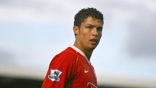 Cristiano Ronaldo, en el Manchester United Cristiano Ronaldo, en el Manchester United